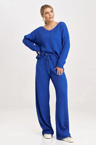 Figl long sleeves blouse and loose pants