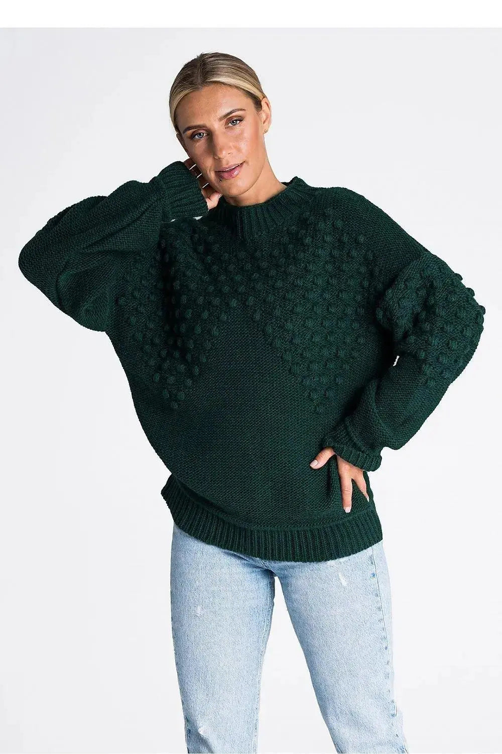 Figl long sleeves decorated sweater