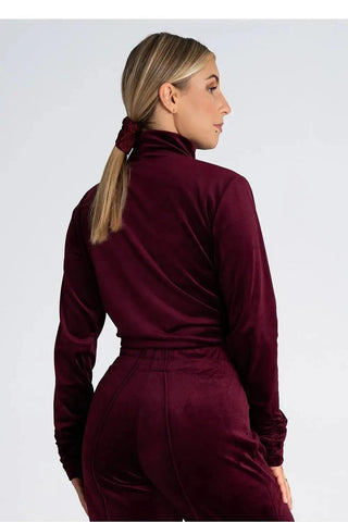 Figl long turtleneck and long sleeves blouse