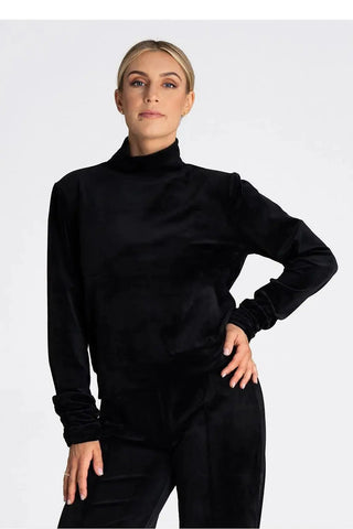 Figl long turtleneck and long sleeves blouse