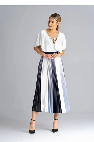 Figl midi pleated skirt