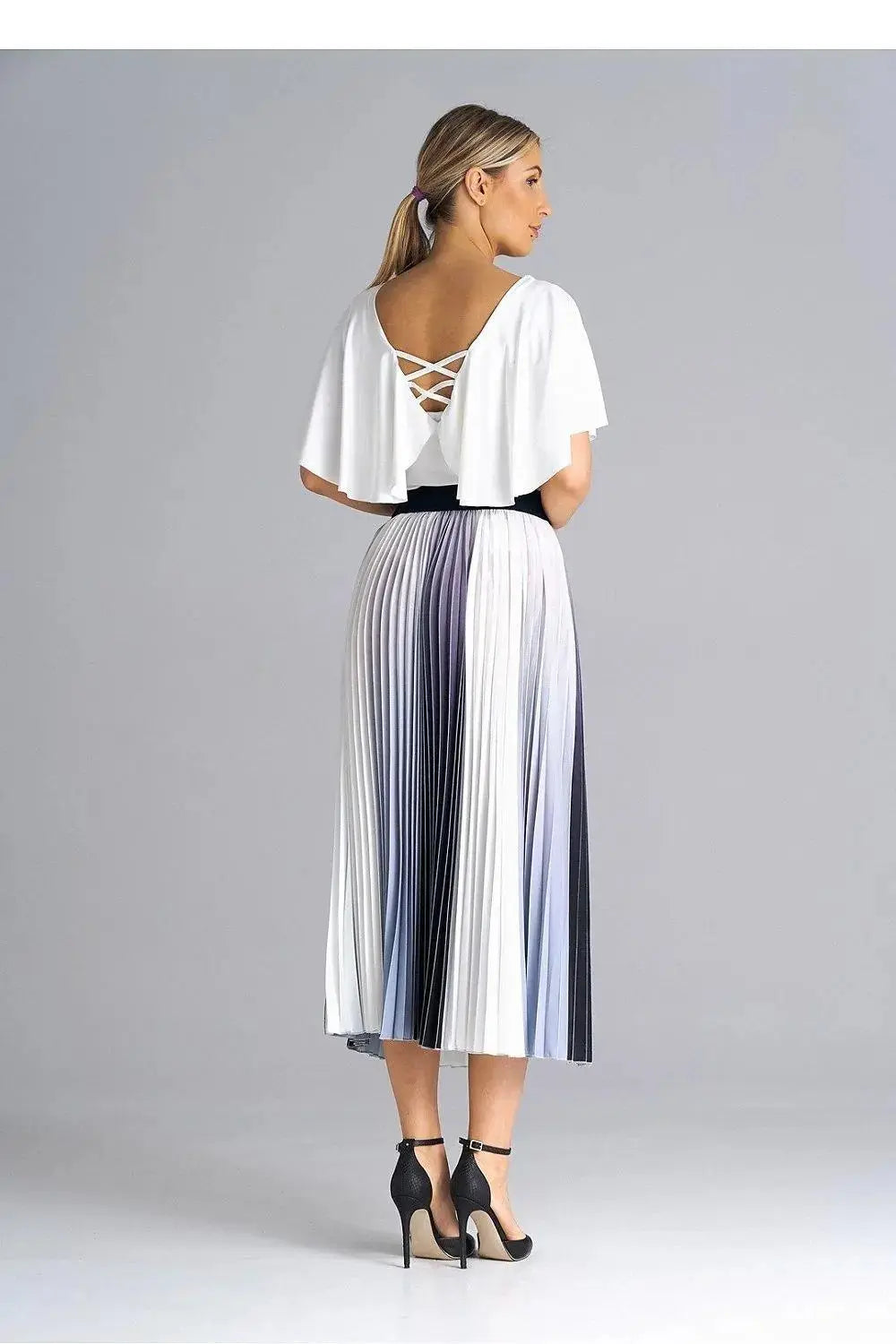Figl midi pleated skirt