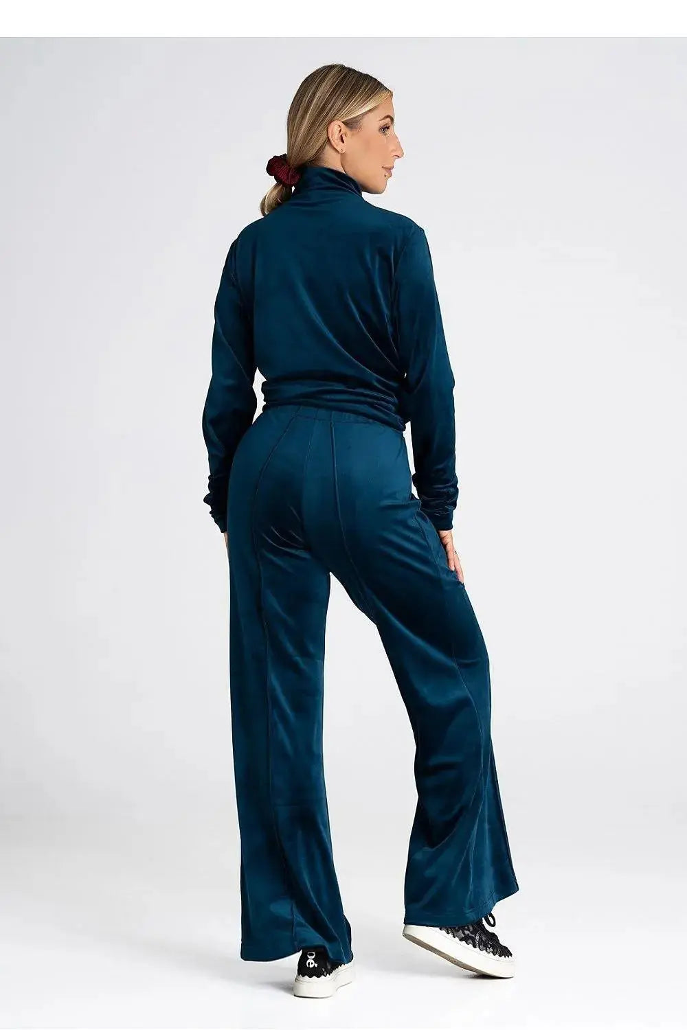 Figl velour high rise womens pants
