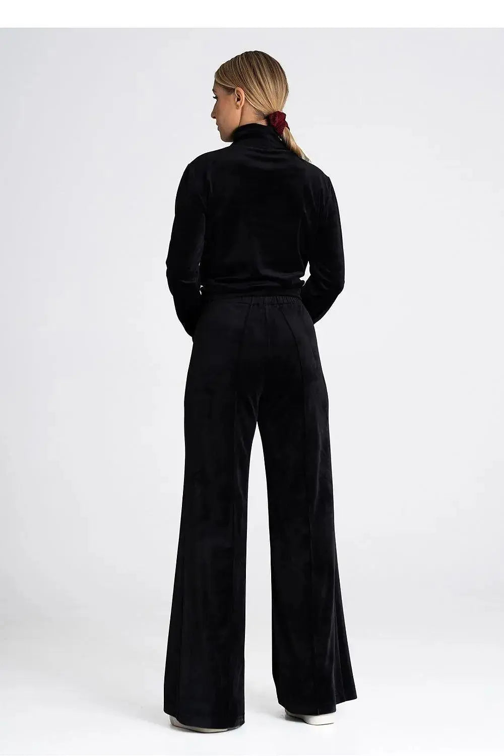 Figl velour high rise womens pants
