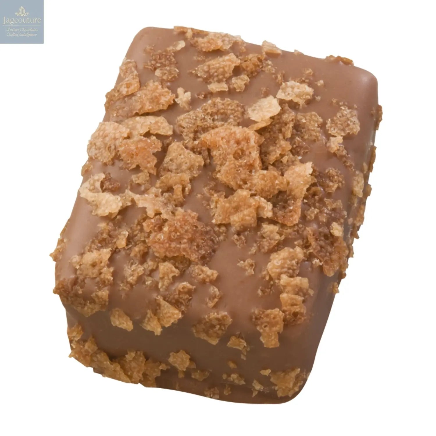 Filiz - milk praline with crushed feuilletine 18.3g - Jag Couture Chocolates