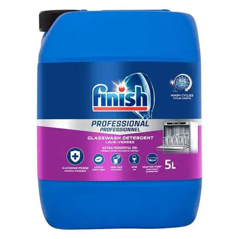 Finish Professional Glasswash Detergent 5L