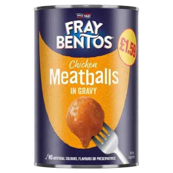 Fray Bentos Chicken Meatballs in Gravy 380g (Case of 6)