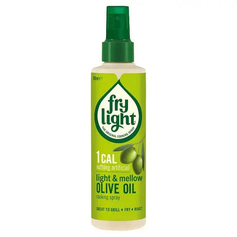 Frylight 1 Cal Light & Mellow Olive Oil Cooking Spray 190ml (Case of 6)