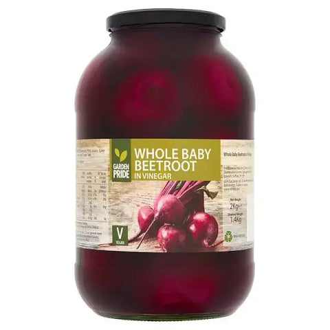 Garden Pride Whole Baby Beetroot in Vinegar 2kg