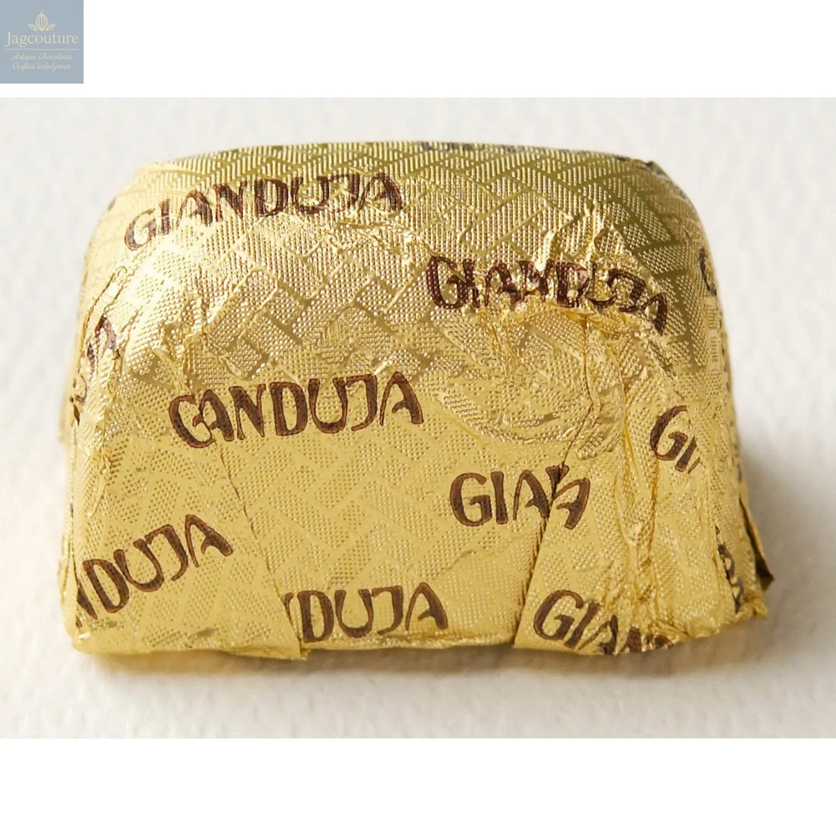 Gianduja Milk - classic milk chocolate covered gianduja in foil 16.2g - Jag Couture Chocolates