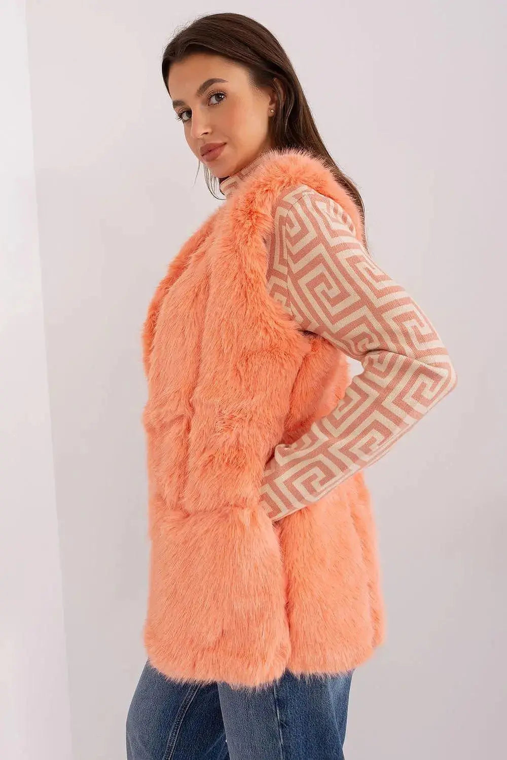 Gilet model AT fur vest