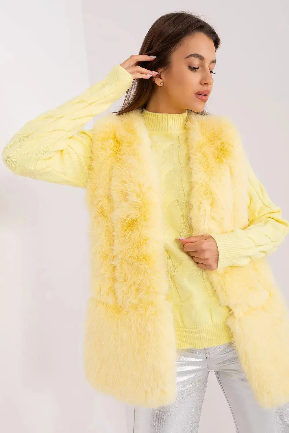 Gilet model AT fur vest