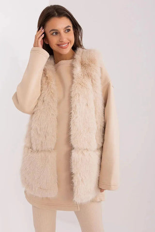 Gilet model AT fur vest