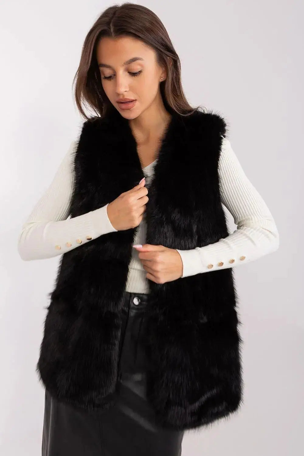 Gilet model AT fur vest