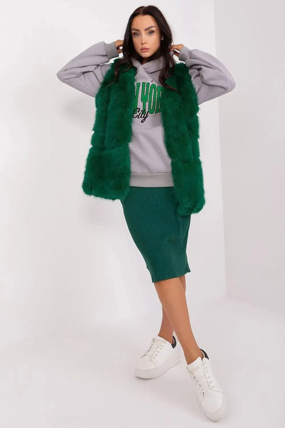 Gilet model AT fur vest