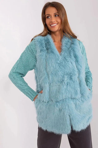 Gilet model AT fur vest