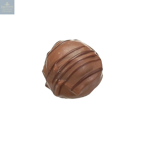 Gin and elderflower truffle - enrobed in milk chocolate 13g - Jag Couture Chocolates