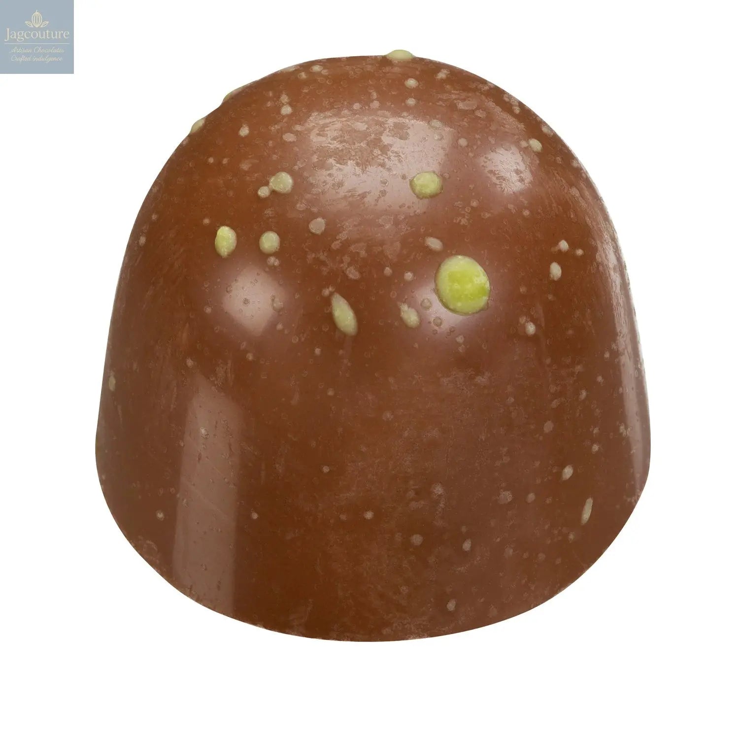 Ginger dome - ginger and banana flavoured ganache 12.5g - Jag Couture Chocolates