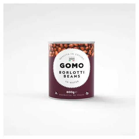 Gomo Borlotti Beans in Water 800g