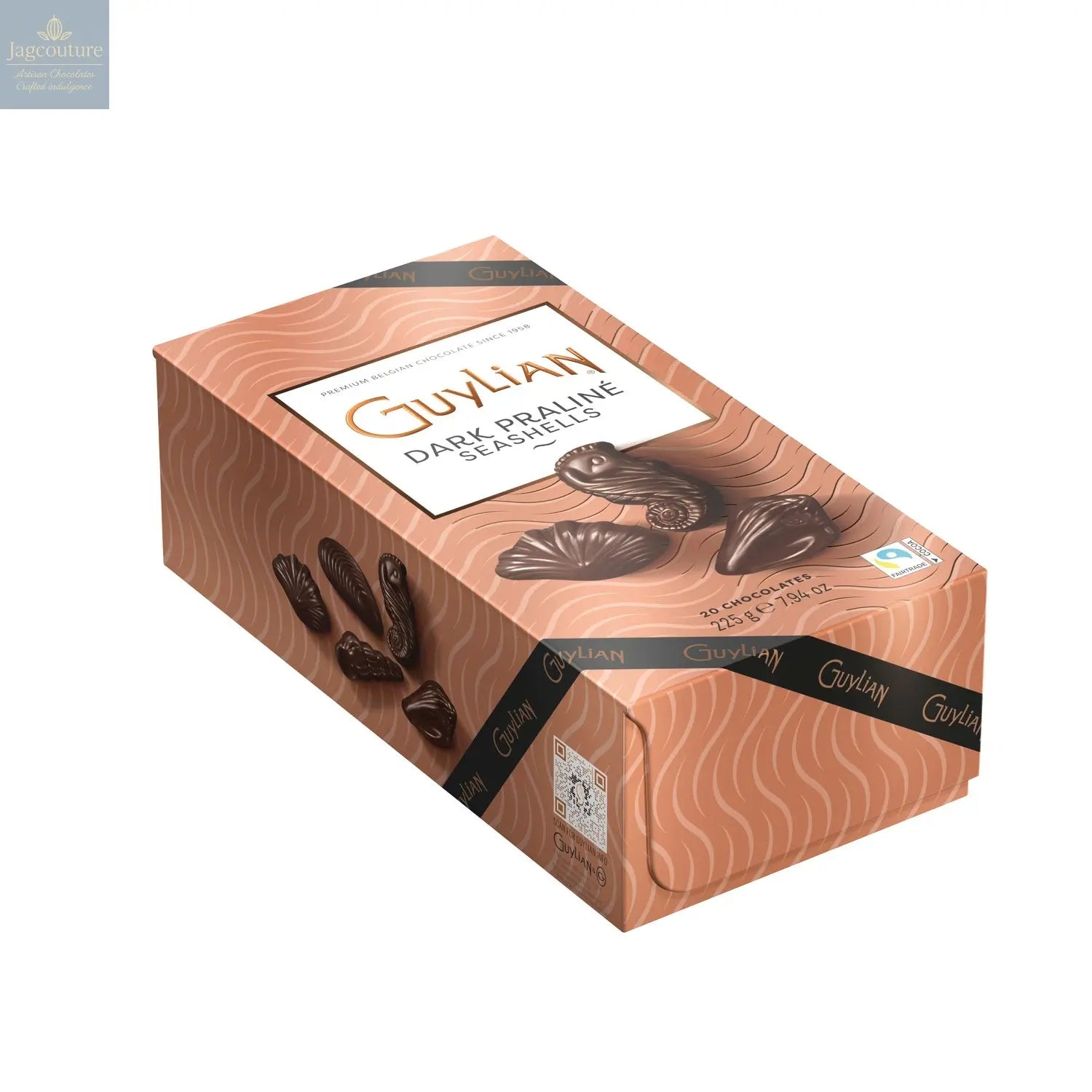 Guylian Luxe Gift box of dark praline seashells - Jag Couture Chocolates