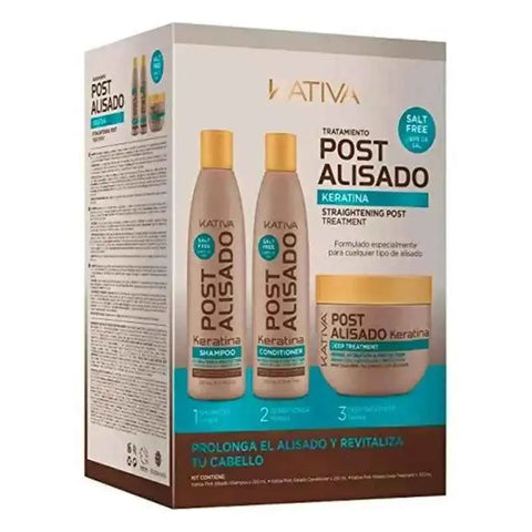 Hair Straightening Treatment Kativa 7750075024274 (3 uds)