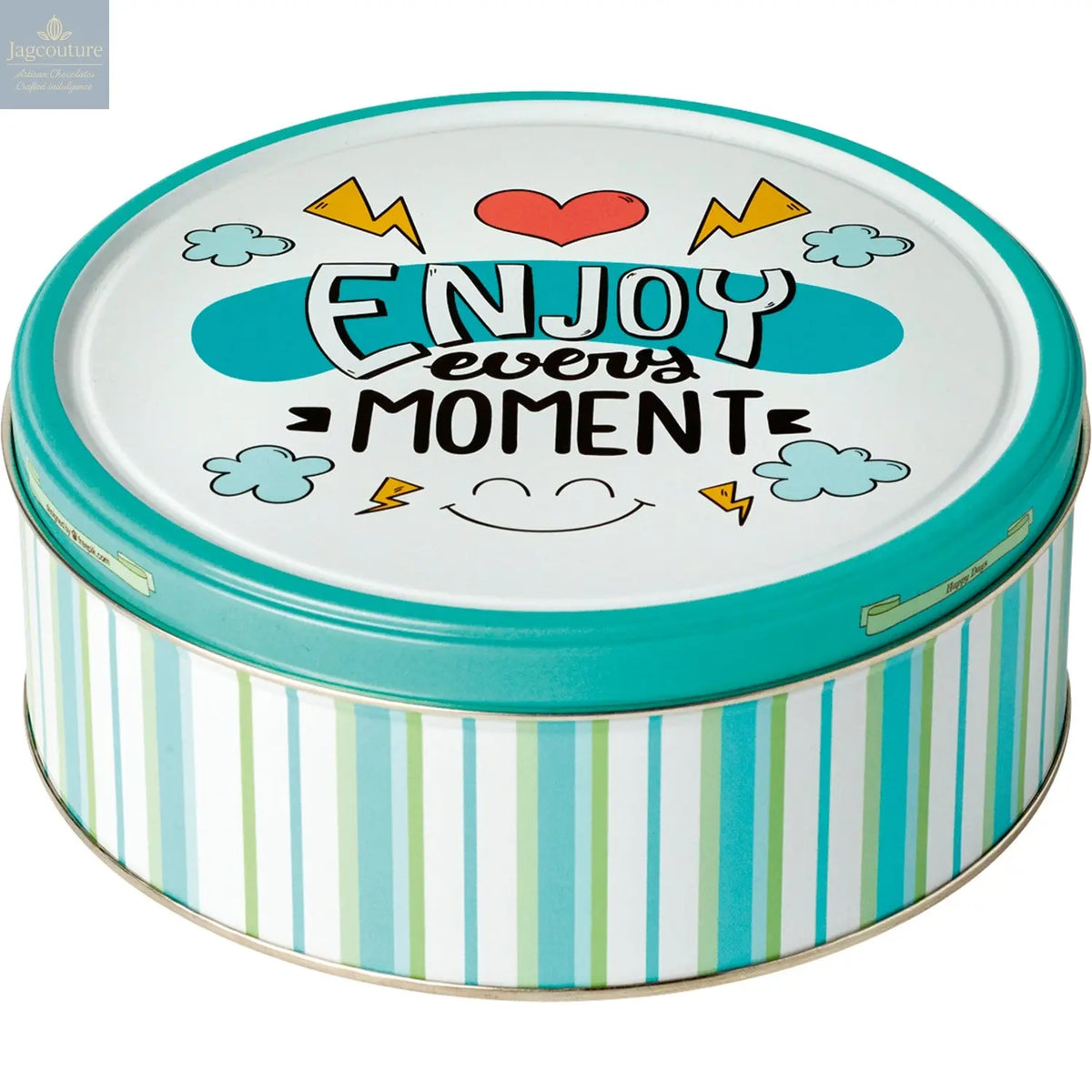 Happy Days message tin of Danish cookies - VAT FREE Jag Couture Chocolates