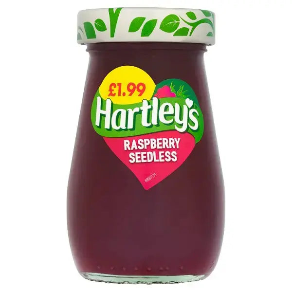 Hartley's Raspberry Seedless Jam 300g (Case of 6)