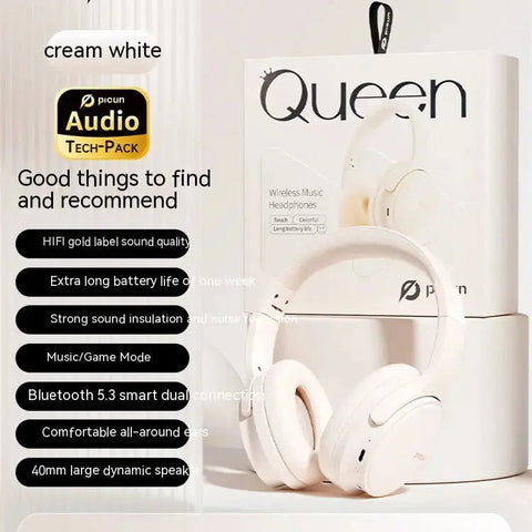 Headband Wireless Bluetooth Noise Canceling Headphones With Headset