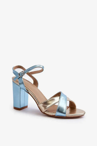 Women’s Eco Leather Stiletto Sandals – Intertwined Straps & Adjustable Buckle