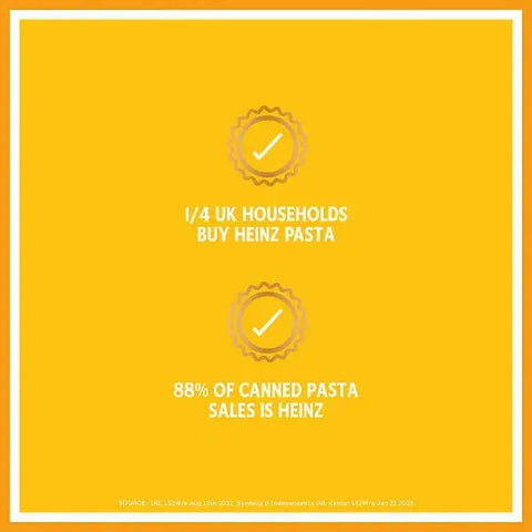 Heinz Beef Ravioli in Tomato Sauce PMP 400g (Case of 6)