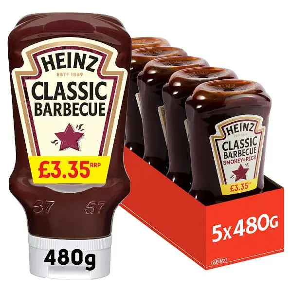 Heinz Classic BBQ Sauce PMP 480g (Case of 10)