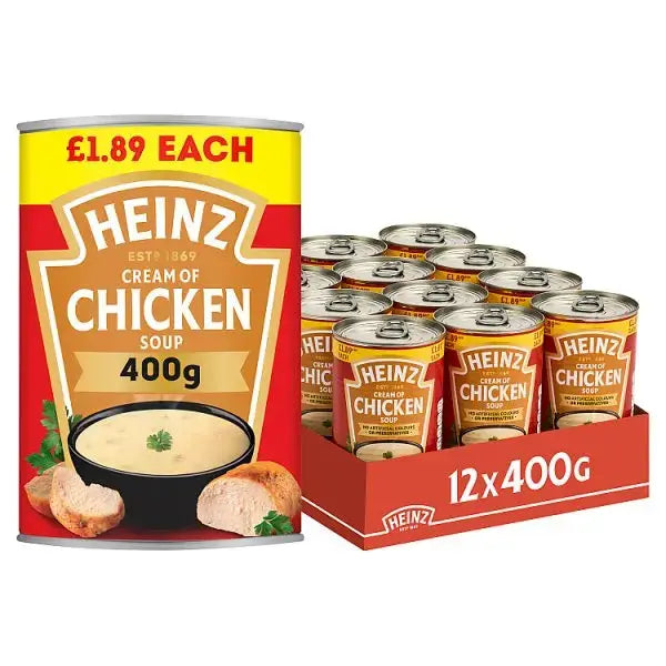 Heinz Cream of Chicken Soup PMP 400g (Case of 12)