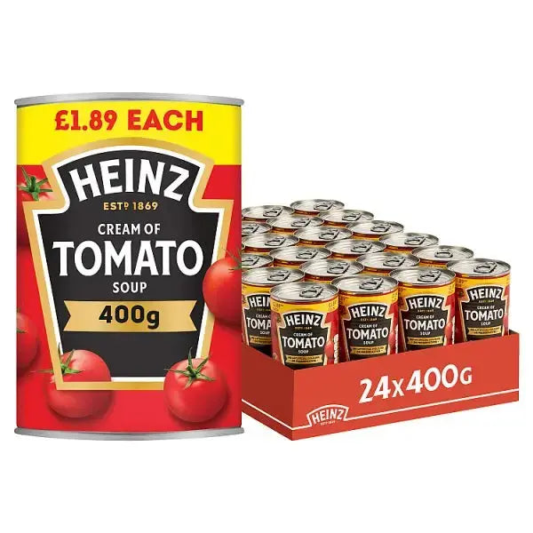 Heinz Cream of Tomato Soup PMP 400g (Case of 24)