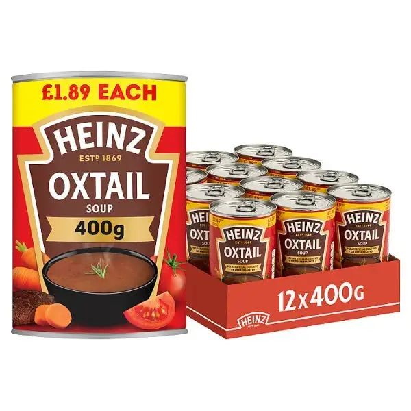 Heinz Oxtail Soup PMP 400g (Case of 12)