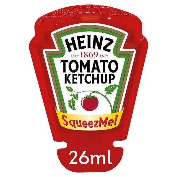 Heinz Tomato Ketchup SqueezMe Portions 70 x 26ml (Case of 70)