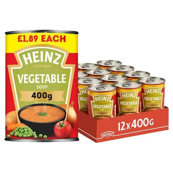 Heinz Vegetable Soup PMP 400g (Case of 12)