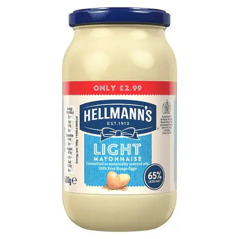 Hellmann's Mayonnaise Light 400g (Case of 6)
