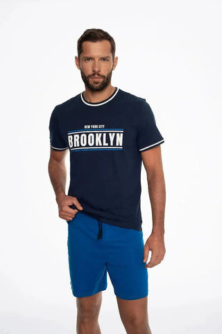 Henderson high quality cotton Short-sleeved shirt Pajamas