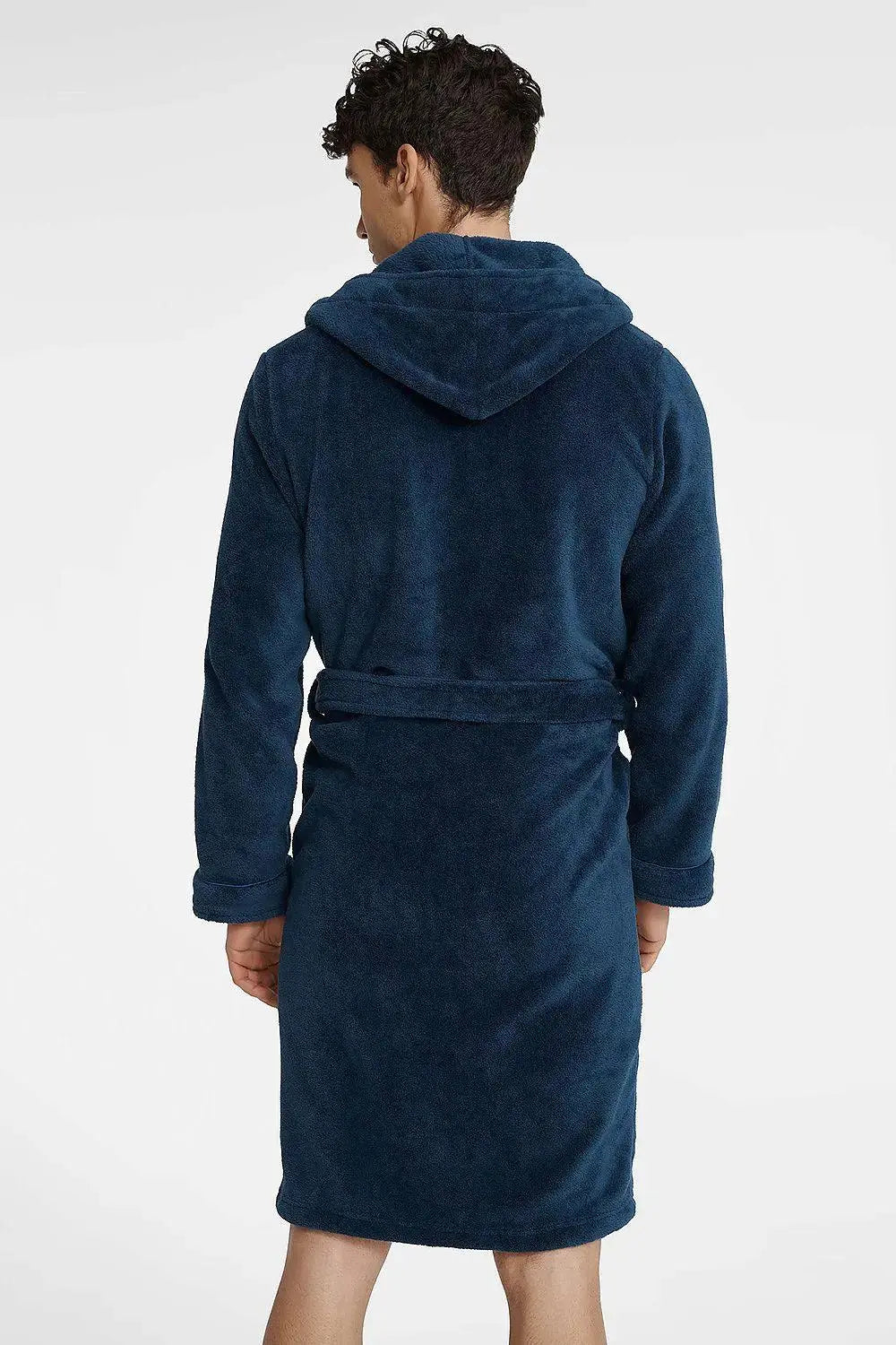 Henderson navy blue men's bathrobe