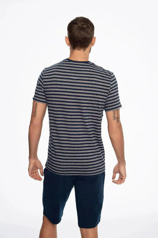 Henderson short-sleeved shirt with stripes Men's pajamas