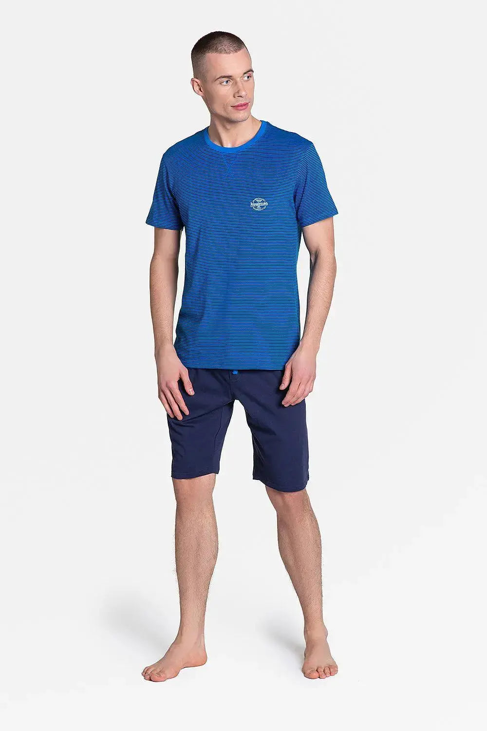 Henderson striped and short sleeves men's pyjamas