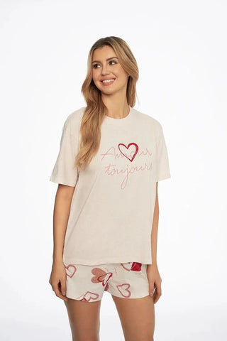 Henderson t-shirt and comfortable shorts womens pajamas