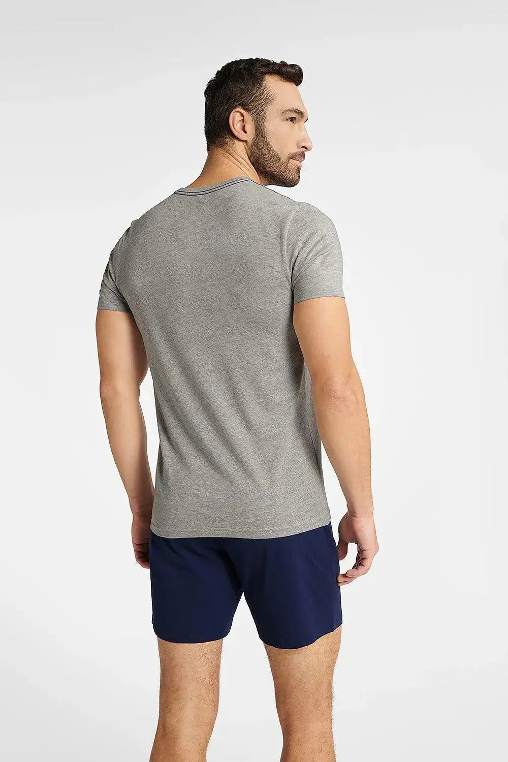 Henderson t-shirt and navy blue short men's pajamas