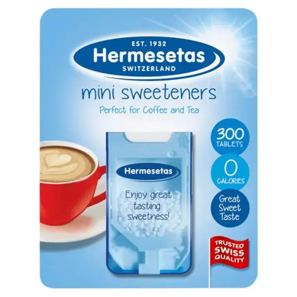 Hermesetas Mini Sweeteners 300 Tablets 3.6g (Case of 12)