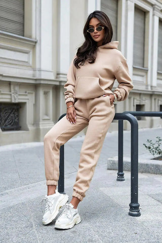 IVON high-quality knit fabric sweatsuit