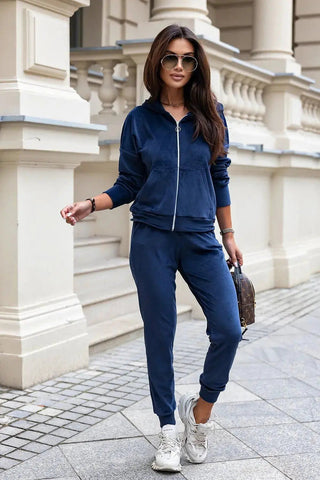 IVON very stretchy velour kanya tracksuit