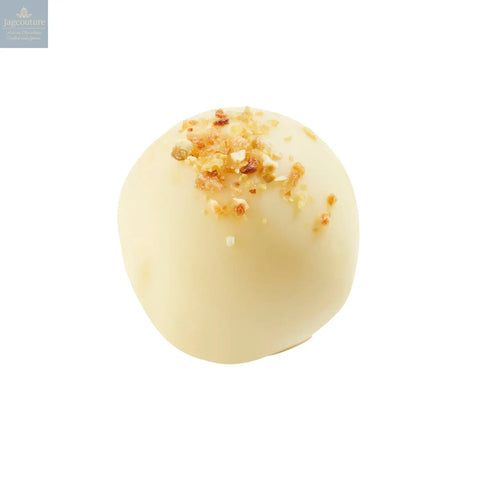 Ilvar - white chocolate with lemon cheesecake truffle flavoured cream 13.7g - Jag Couture Chocolates