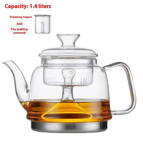 Induction Cooker Special Glass Teapot Flat Bottom High Temperature Resistant