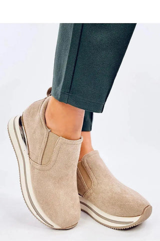 Inello women's buskin low suede slip-on half shoes