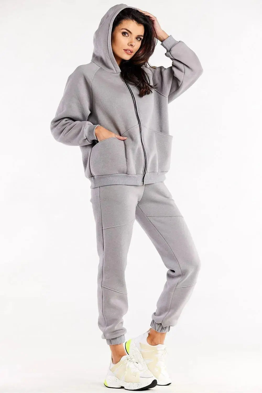 Infinite You decorative stitching loose sweatpants